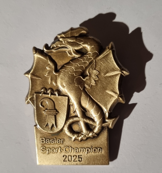 Basler Ehrung der Basler Sportler Iris Huber, Sabine Eichenberger und Uwe Müller aus dem Jahre 2025 I Drachenbootclub beider Basel